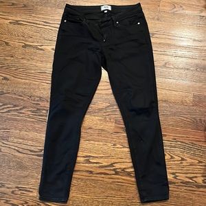Paige jeans barely worn BLACK, FANTASTIC CONDITION!